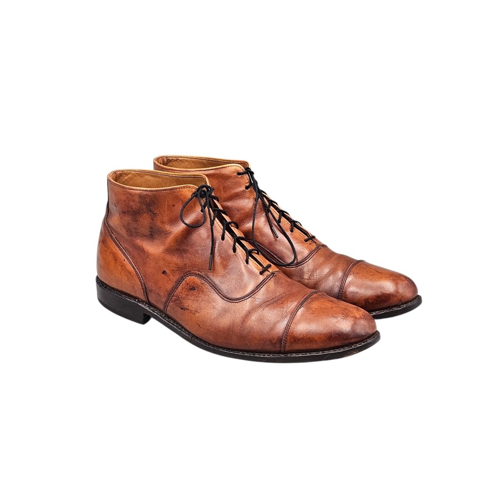 Allen Edmonds Men's Size‎ 11.5 B Brantley Brown Leather Dress Chukka Boots READ